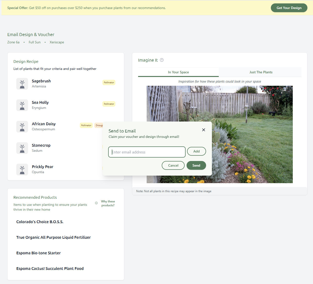 Receive Your Custom Plan from Plantista.AI